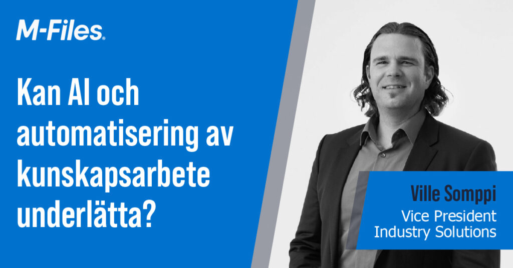 Kan AI och automatisering av kunskapsarbete underlätta?