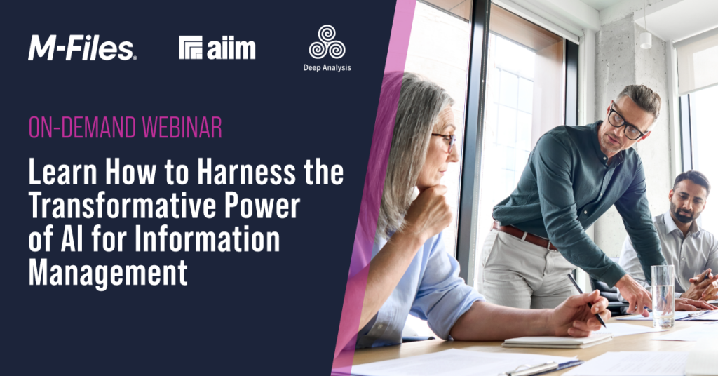 Learn How to Harness the Transformative Power of AI for Information Management