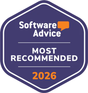 Software Advice Most Recommended 2026 badge