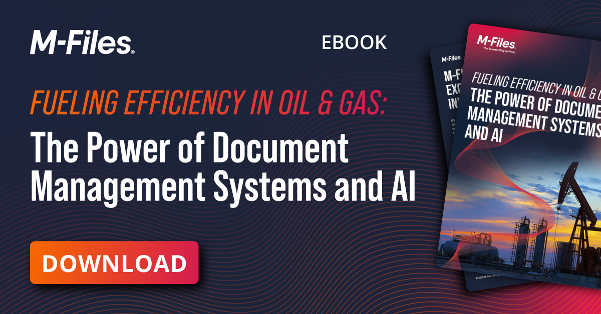 Website banner-Fueling Efficiency in Oil &amp; Gas The Power of Document Management Systems and AI-eBook (en anglais)