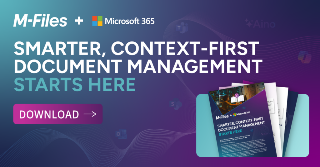 Integración de M-files+ con Microsoft