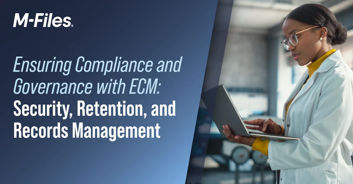 ecm-överensstämmelse-styrning