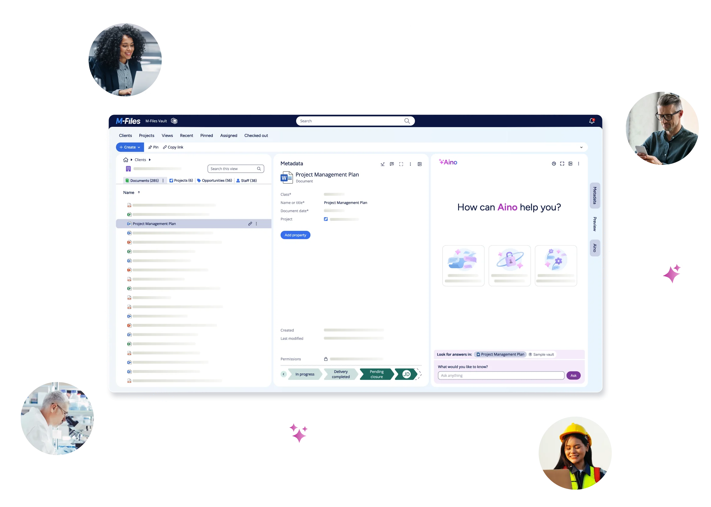 M-Files premier document Gestion